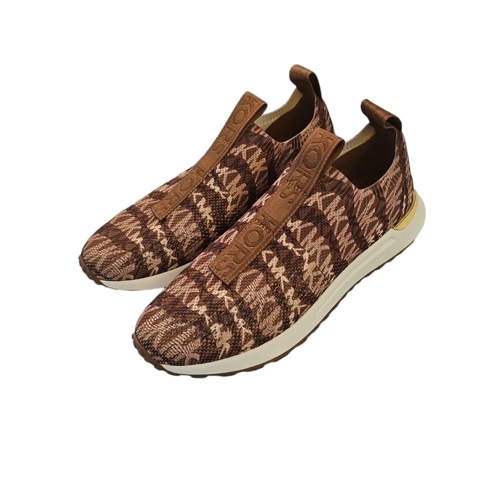 NWOT MICHAEL KORS Bodie MK logo jacquared slip on Sneakers